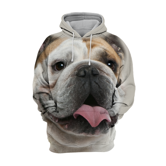 Unisexowy Kaptur dla Psów | Bulldog Angielski