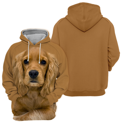Unisex Hoodies dla psów | Uroczy Cocker Spaniel Angielski
