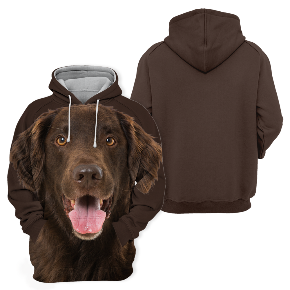 Unisexowy Kaptur dla Psów | Flat Coated Retriever