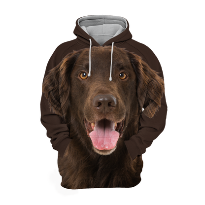 Unisexowy Kaptur dla Psów | Flat Coated Retriever
