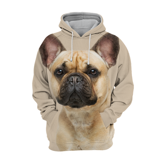 Unisexowy Kaptur dla Psów | Uroczy Bulldog Francuski