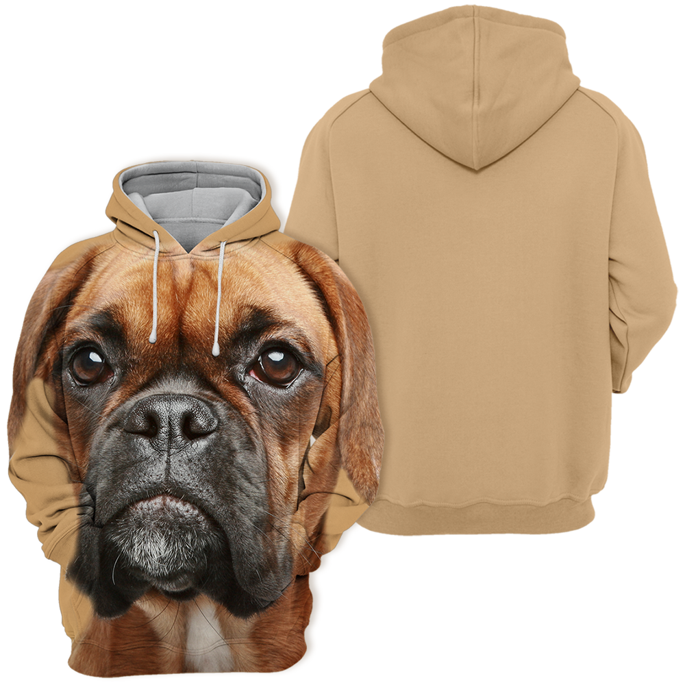 Unisexowy Hoodie dla Psów | Boxer Niemiecki