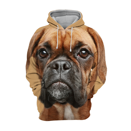 Unisexowy Hoodie dla Psów | Boxer Niemiecki