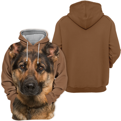 Unisex Honden Hoodie | Niemiecki Owczarek Cichy