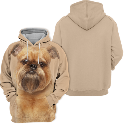 Unisex Hoodie dla Psów | Griffon Bruxellois