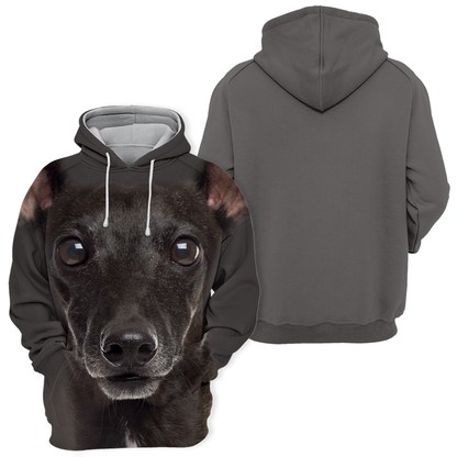 Unisexowy Hoodie dla Psów | Włoski Greyhound