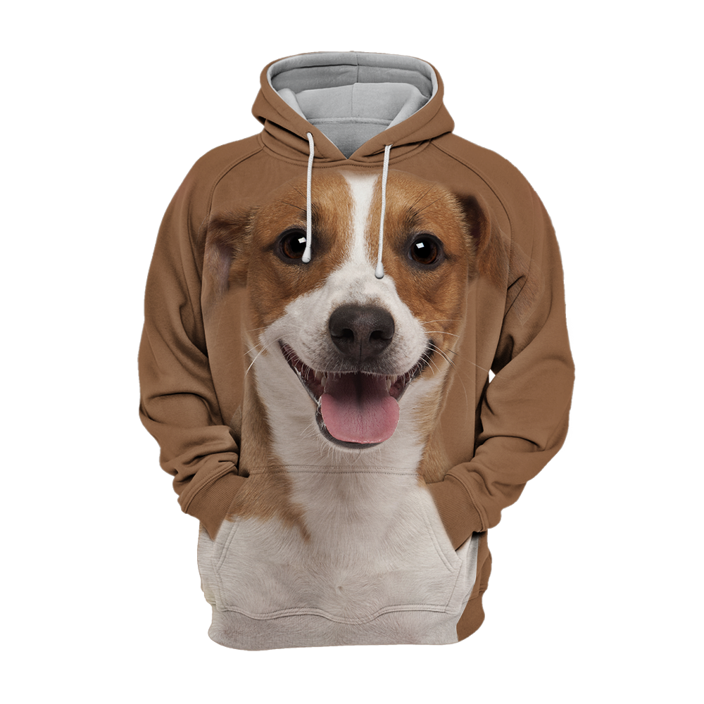 Unisexowy Kaptur dla Psów | Jack Russell Terrier Szczęśliwy