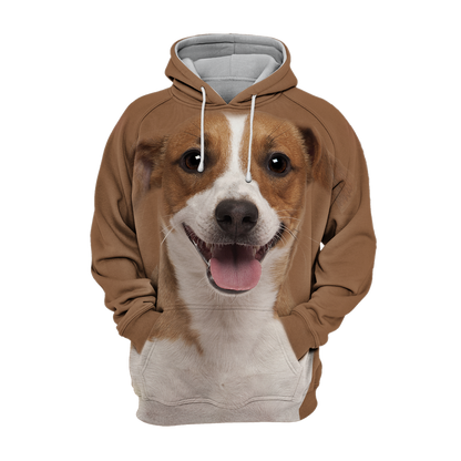 Unisexowy Kaptur dla Psów | Jack Russell Terrier Szczęśliwy