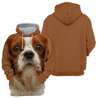 Unisexowy Kaptur dla Psów | King Charles Spaniel English Toy