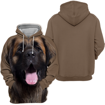 Unisexowy Hoodie dla Psów | Leonberger