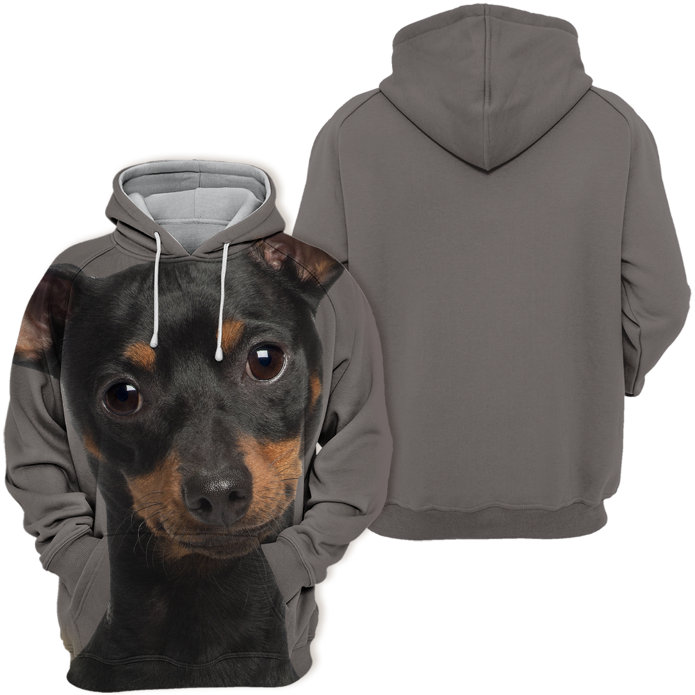 Unisexowy Kaptur dla Psów | Miniaturowy Pinscher