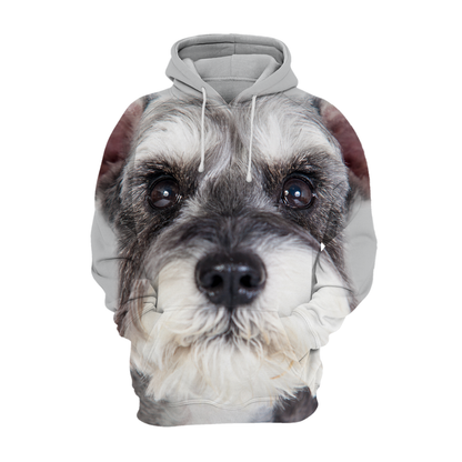 Unisexowy Kaptur dla Psów | Miniaturowy Schnauzer