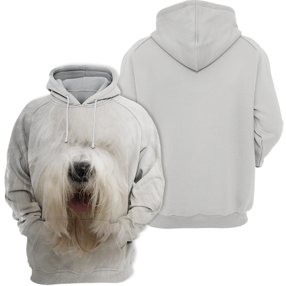 Unisexowy Hoodie dla Psów | Owczarek Angielski