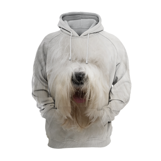 Unisexowy Hoodie dla Psów | Owczarek Angielski