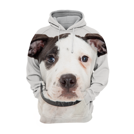 Unisexowy Kaptur dla Psów | Szczeniak Pit Bull Terrier