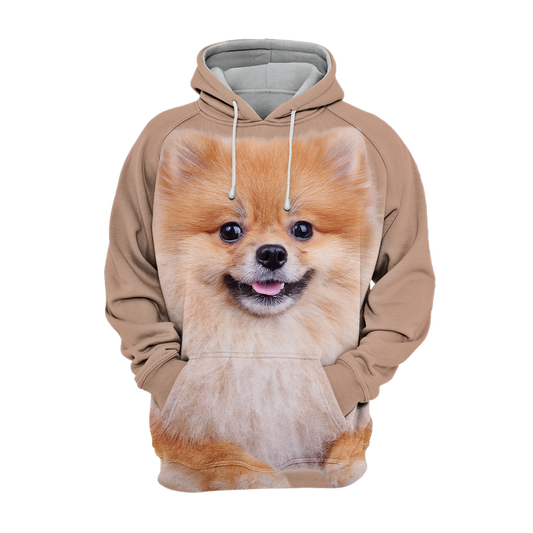 Unisexowy Kaptur dla Psów | Pomeranian