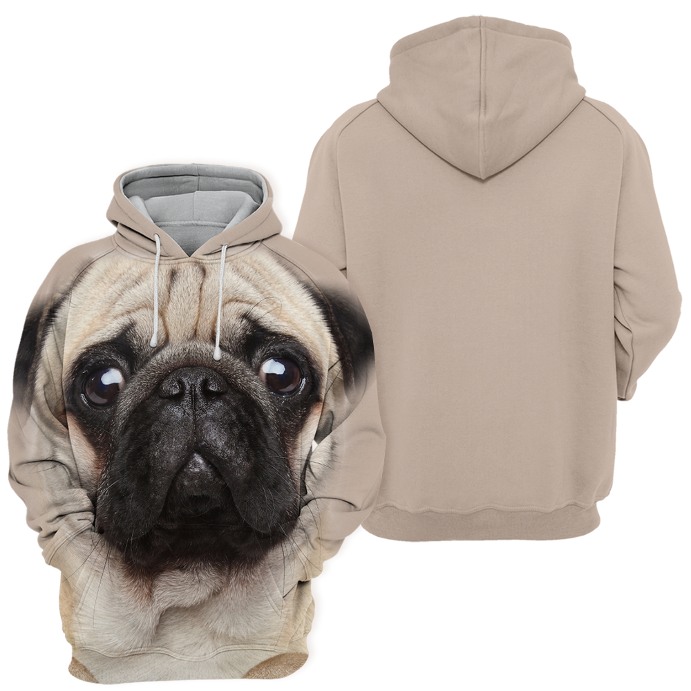 Unisexowy Kaptur dla Psów | Pug