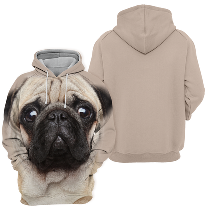 Unisexowy Kaptur dla Psów | Pug
