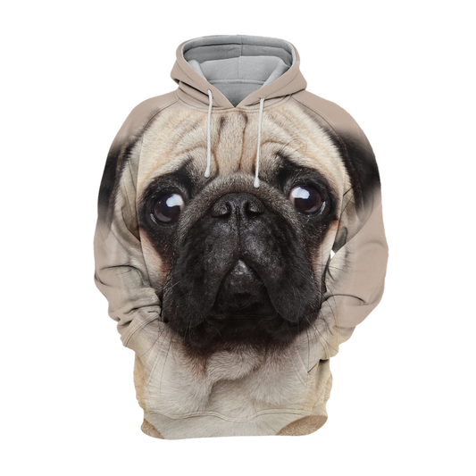 Unisexowy Kaptur dla Psów | Pug