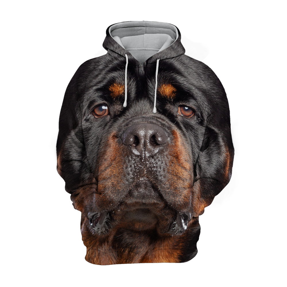 Unisexowy Kaptur dla Psów | Rottweiler Cichy