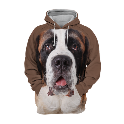Unisexowa Bluza dla Psów | Uroczy Saint Bernard