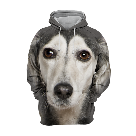 Unisex Hoodie dla Psów | Saluki