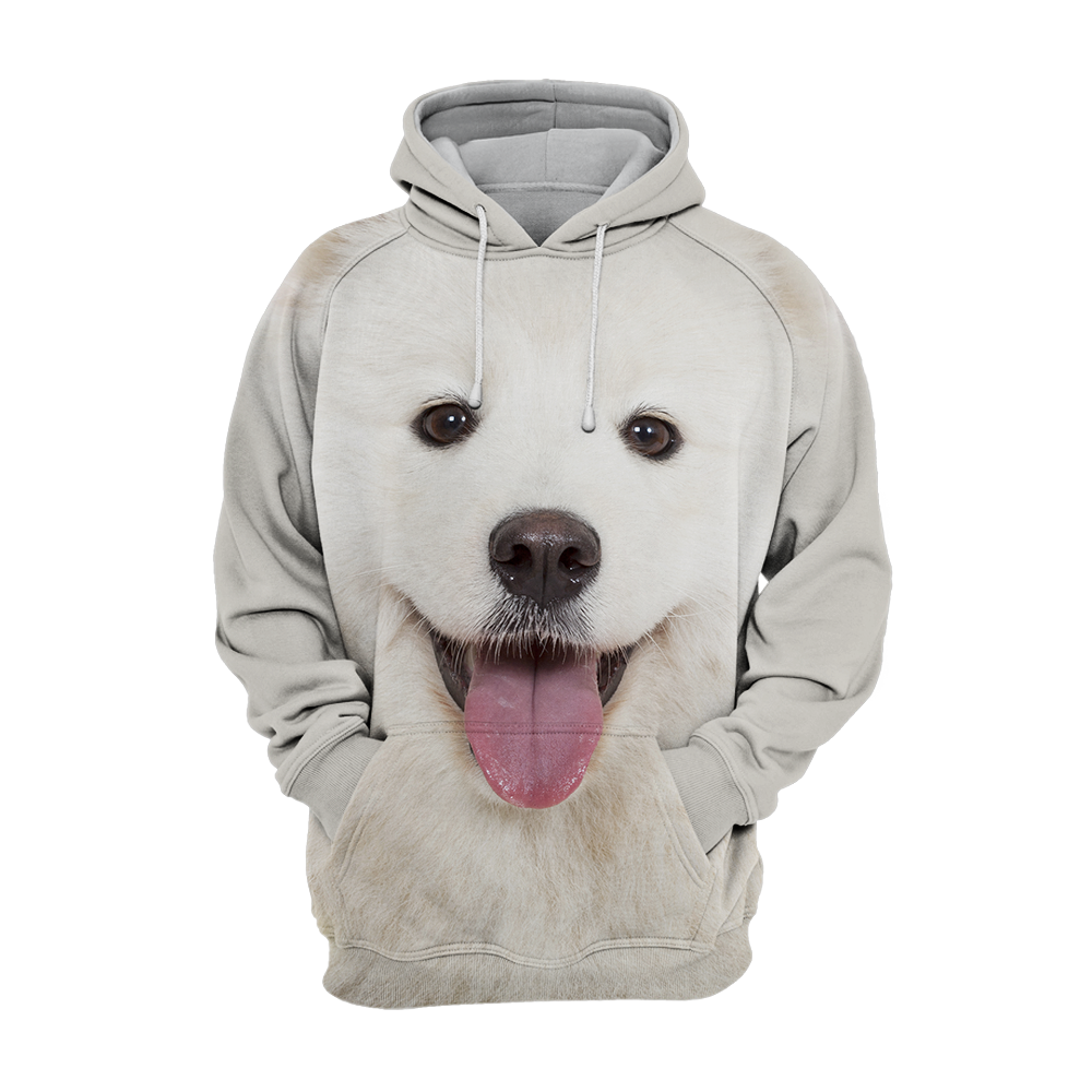 Unisexowy Hoodie dla Psów | Samojeed Happy