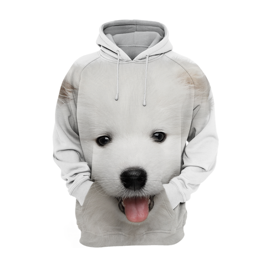 Unisexowy Hoodie dla Psów | Uśmiech Szczeniaka Samojeda