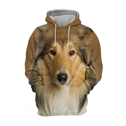 Uniseksowy Kaptur dla Psów | Szkocki Collie