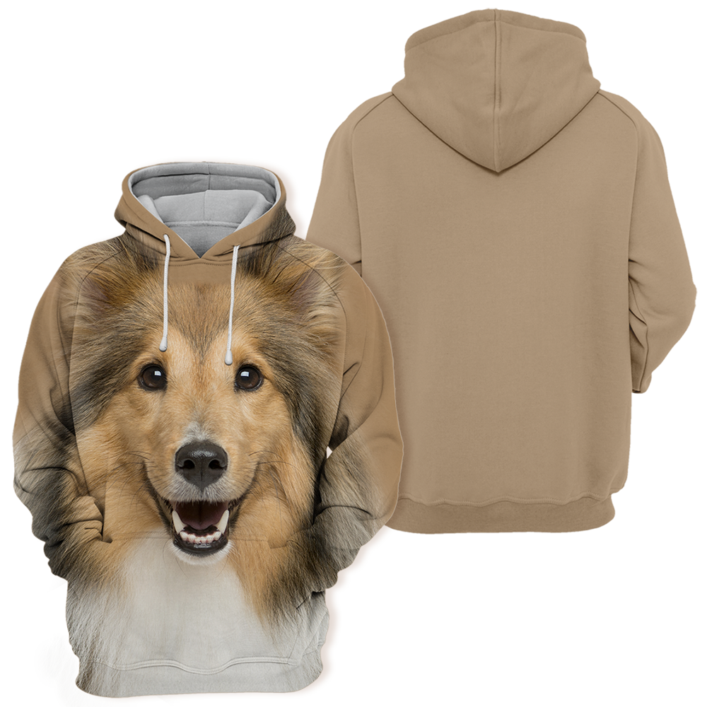 Unisexowy Kaptur dla Psów | Shetland Sheepdog Sheltie