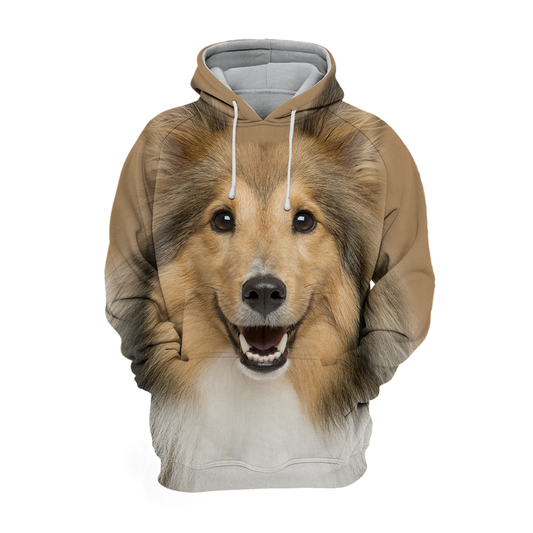 Unisexowy Kaptur dla Psów | Shetland Sheepdog Sheltie