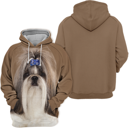 Unisexowy Kaptur dla Psów | Shih Tzu Cichy