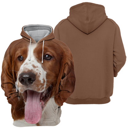 Uniseksowy Kaptur dla Psów | Springer Spaniel Szczęśliwy