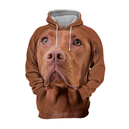 Unisex Hoodie dla Psów | Uroczy Vizsla Węgierski