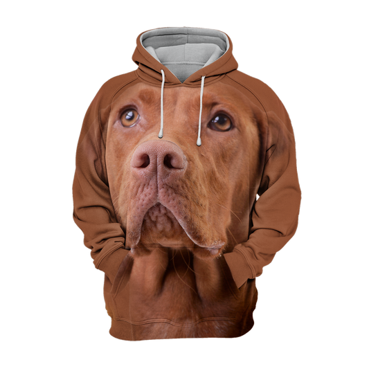 Unisex Hoodie dla Psów | Uroczy Vizsla Węgierski