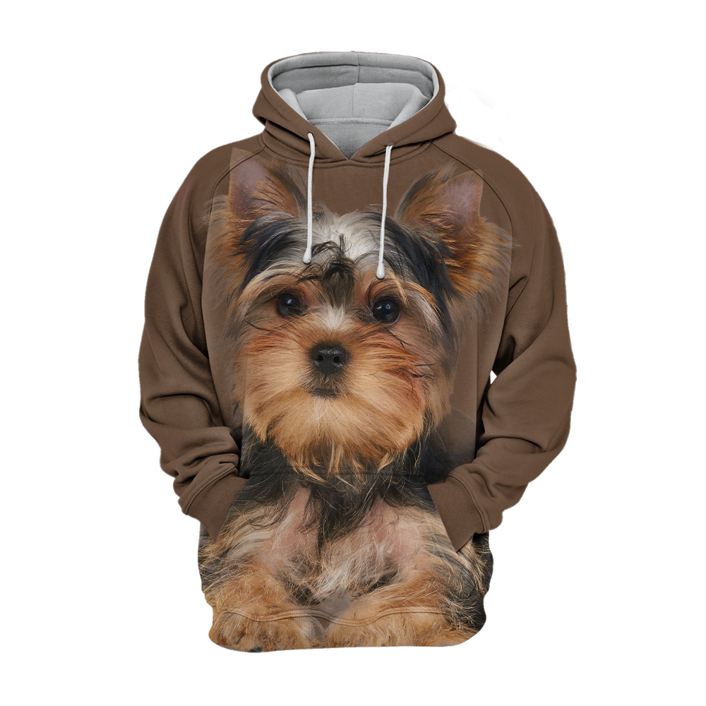 Unisex Hoodie dla psów | Yorkshire Terrier Yorkie Cichy