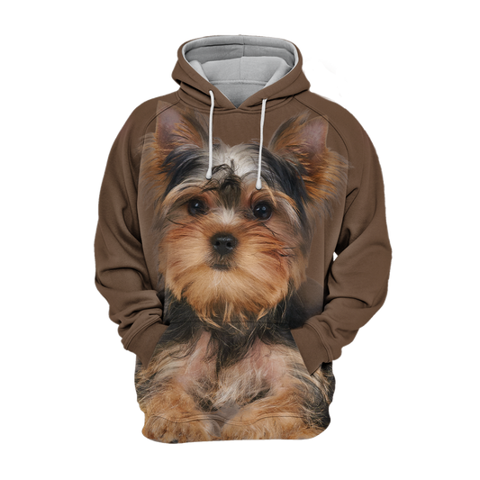 Unisex Hoodie dla psów | Yorkshire Terrier Yorkie Cichy