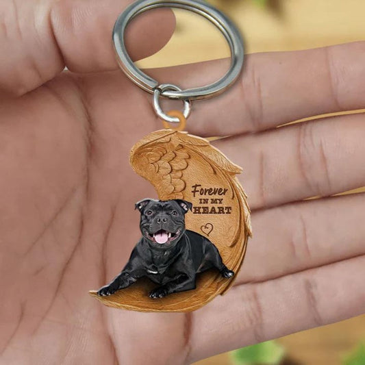 Czarny Staffordshire Bull Terrier | Na Zawsze w Moim Sercu