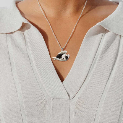 Echte Liefde | Slapende Old English Sheepdog Ketting