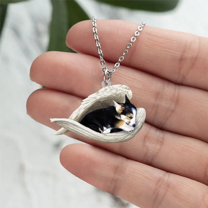 Echte Liefde | Slapende Tricolor corgi hond Ketting