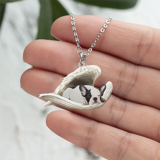 Echte Liefde | Slapende Franse Bulldog hond Ketting