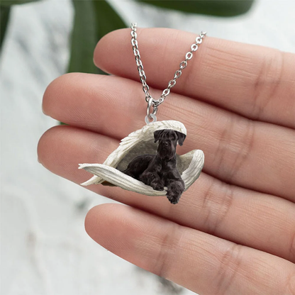 Echte Liefde | Slapende Zwarte Schnauzer Ketting