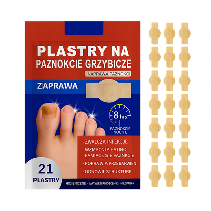 FungalPatch - Antybakteryjna Plaster na Grzybicę i Pielęgnacja Paznokci