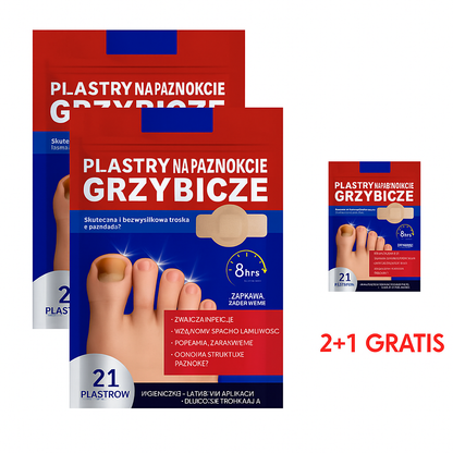 FungalPatch - Antybakteryjna Plaster na Grzybicę i Pielęgnacja Paznokci
