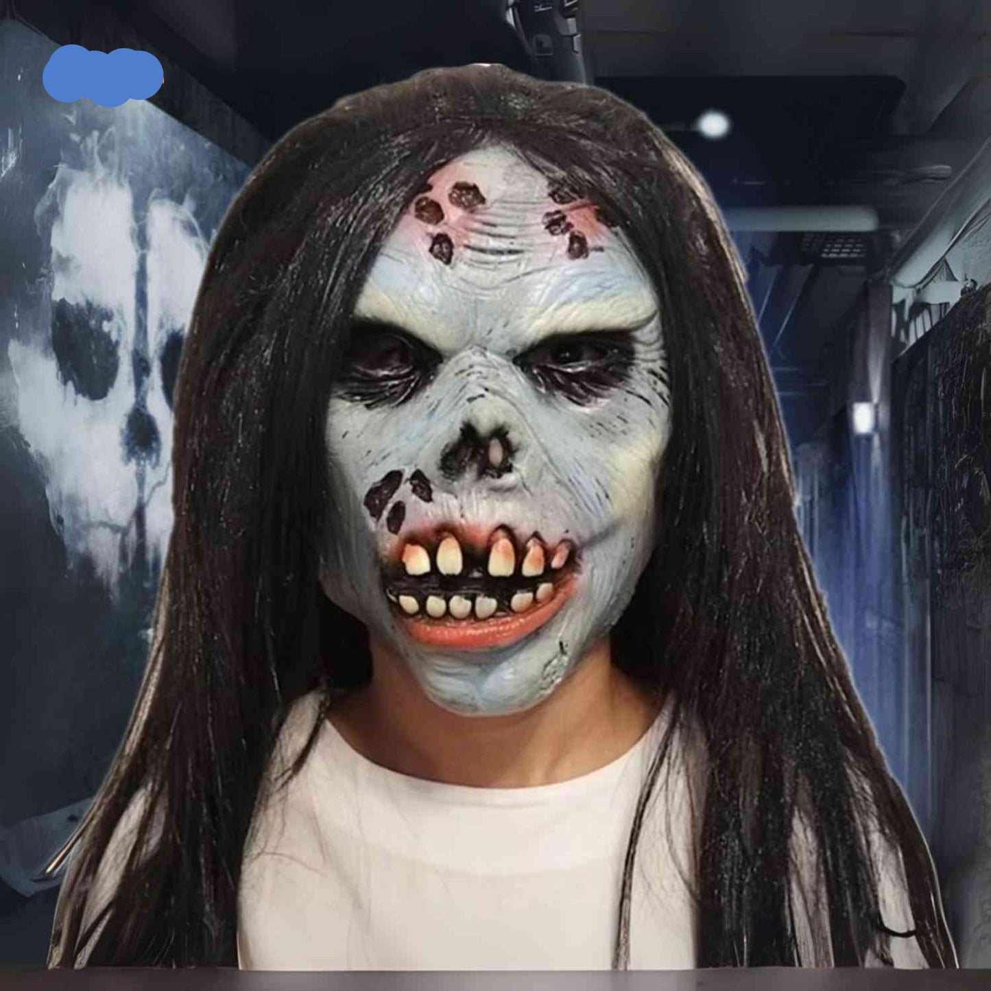 Phantomix™ Maska | Halloween Horrorlook, Przerażający i Straszny