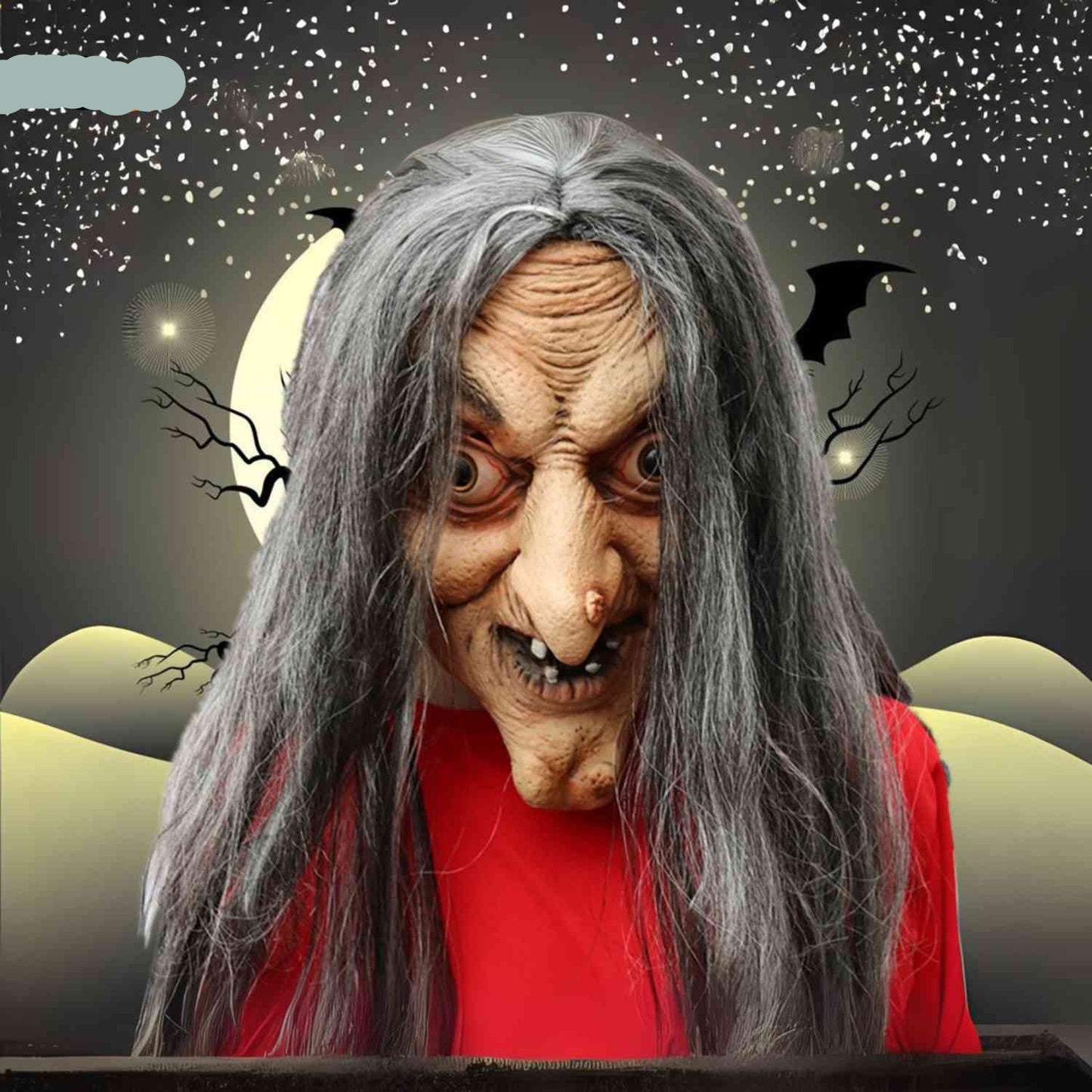 Phantomix™ Maska | Halloween Horrorlook, Przerażający i Straszny