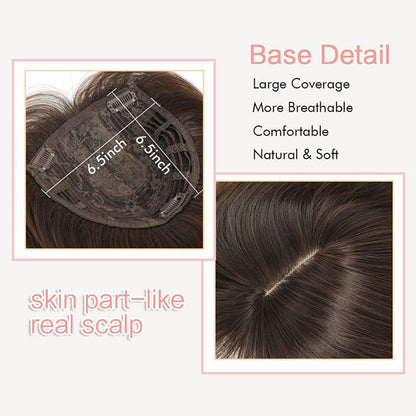 Warstwowe peruki z grzywką dla kobiet z przerzedzonymi włosami