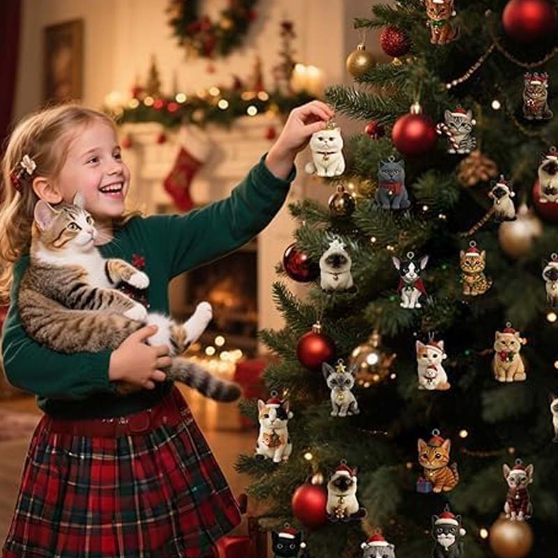 Świąteczny kalendarz adwentowy z 24 wesołymi kotami